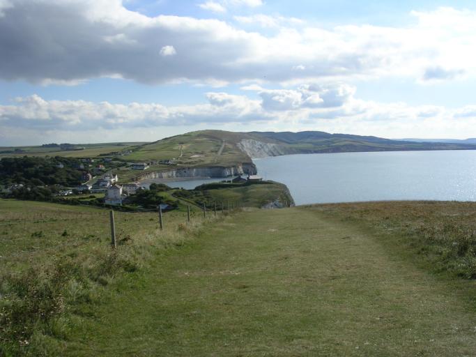 Freshwater Bay, from Tennyson Down