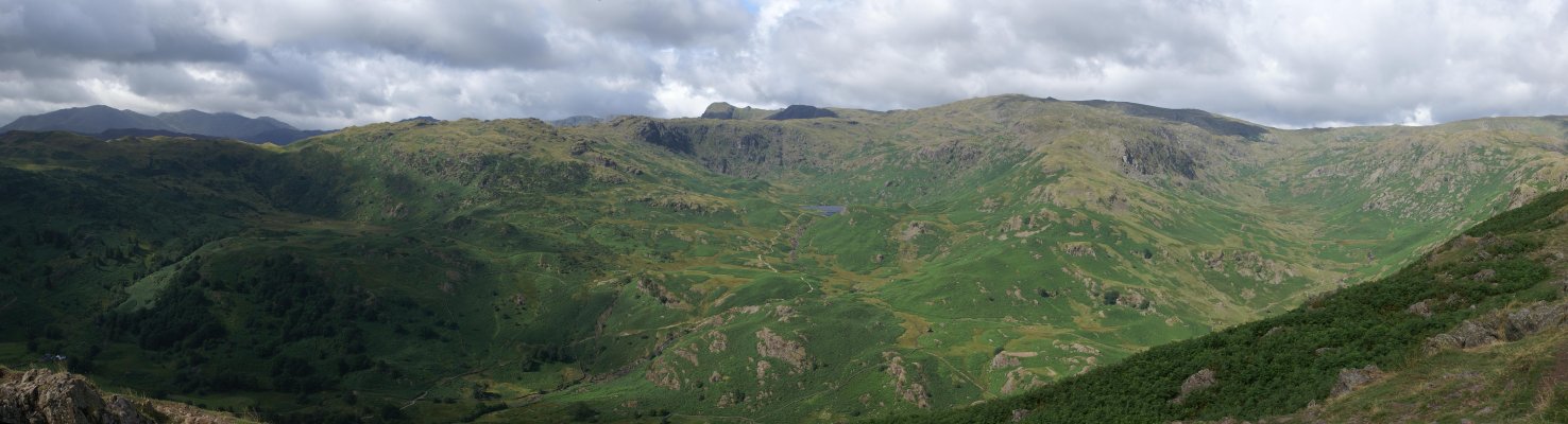 Easedale Tarn from Helm Crag