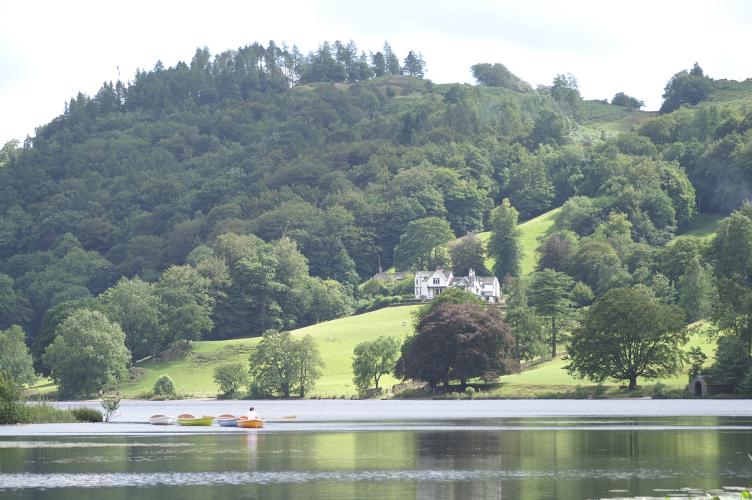 Rowing boats on Grasmere