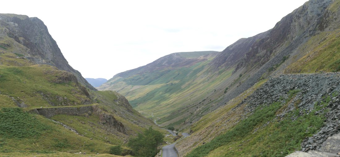 The Buttermere valley from Honister