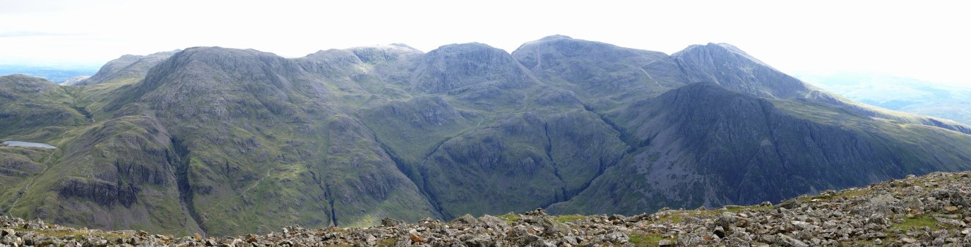 The corridor route up Scafell Pike
