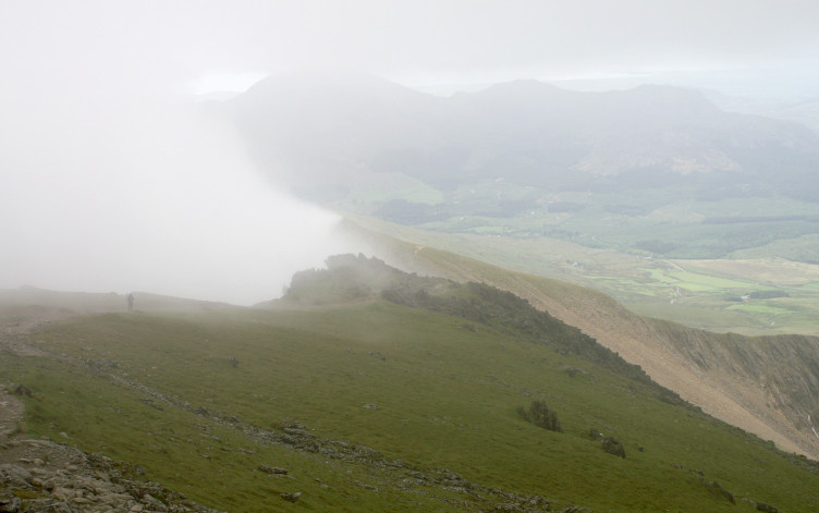 Cloud coming off the ridge