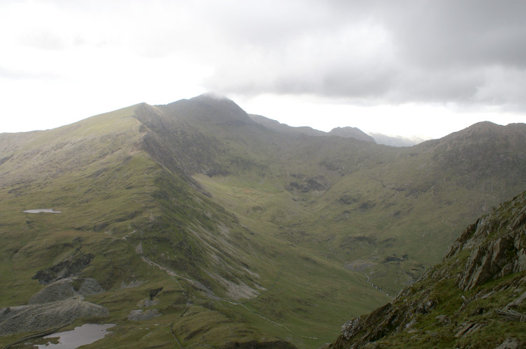 Looking back North at Snowdon