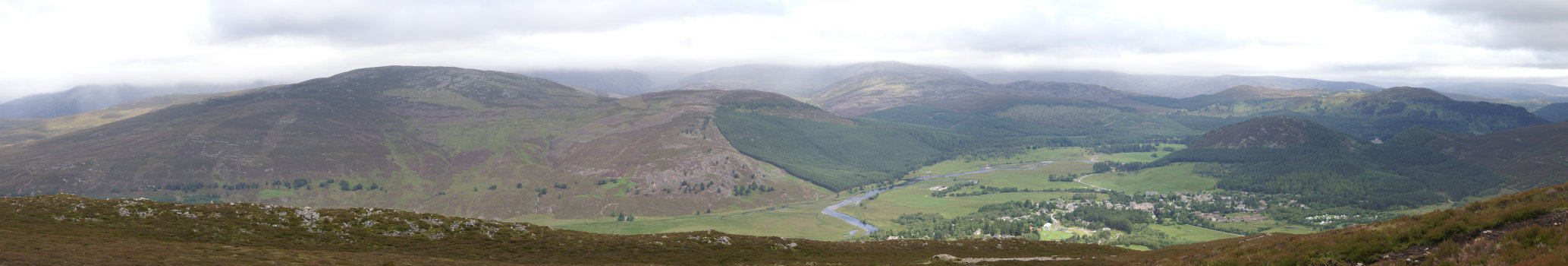 View North from Morrone, towards Braemar View North from Morrone, towards Braemar