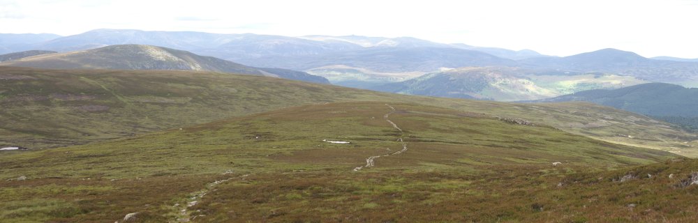 Looking back at the path up