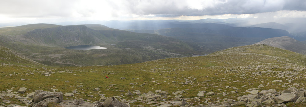 West from Lochnagar
