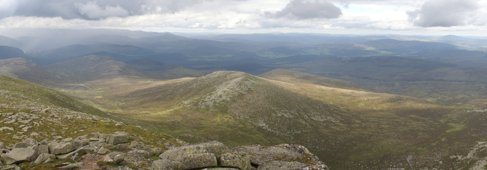 North from Lochnagar
