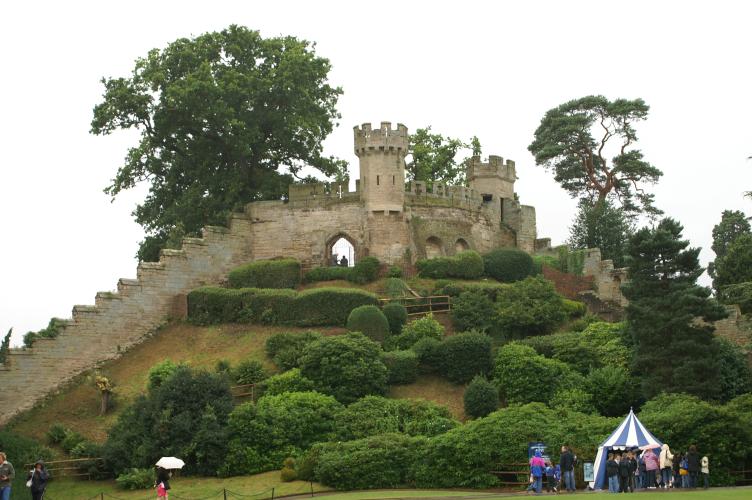 The mound inside the castle
