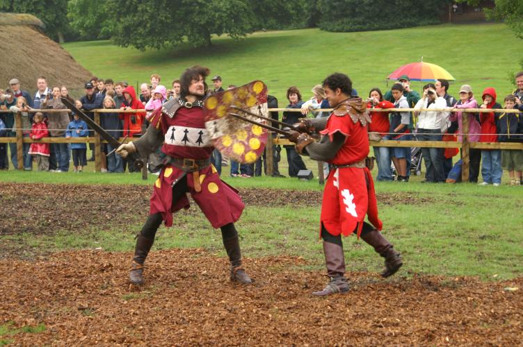 The fight continues on foot