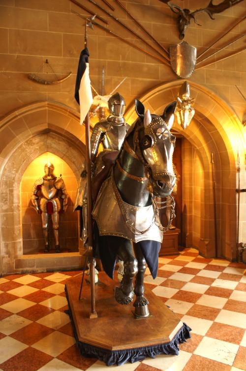 A Knight and his horse's armour