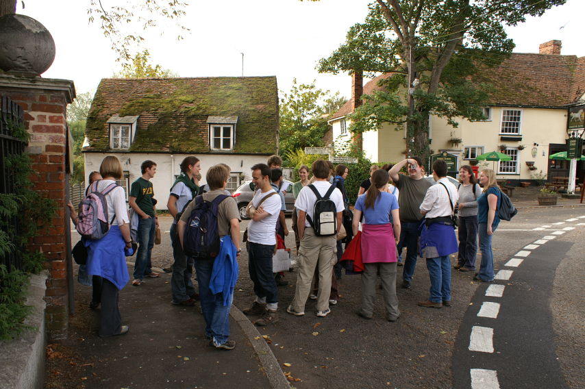 Near the beginning of Saturday's walk