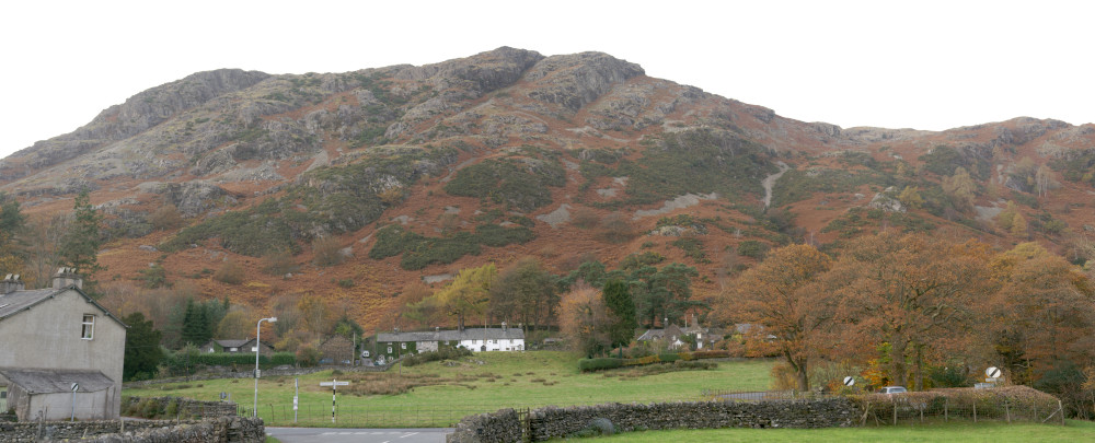 Coniston Holly How underneath Yewdale Crags