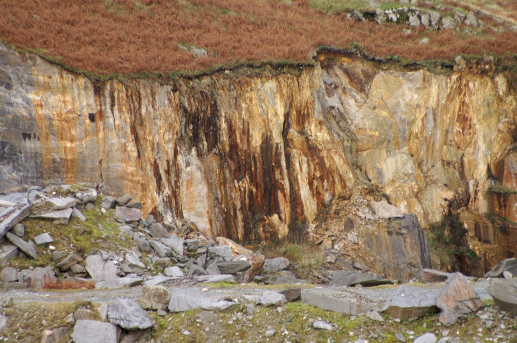 Interesting rock colours