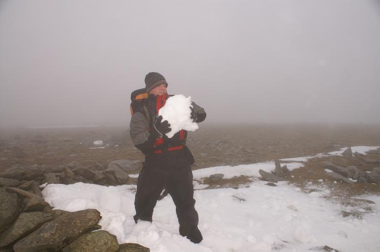 Rick, fireman by day, snowplough by night