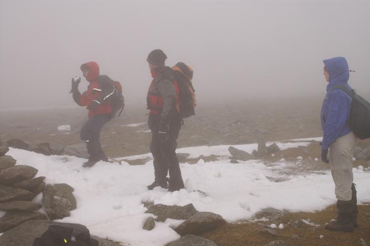 Daniel, throwing snowballs at us