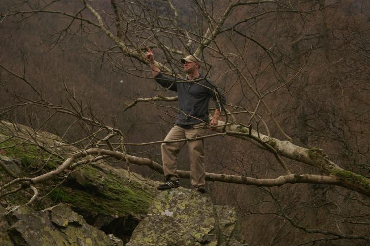 Rick, striking a pose