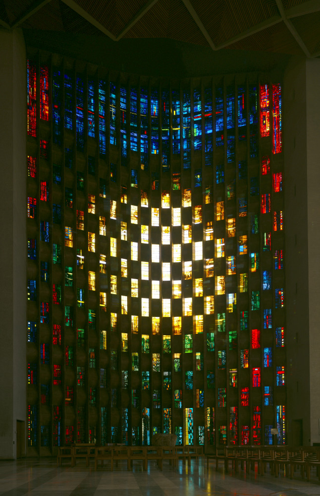 The main window of the new cathedral