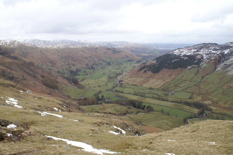 Looking down Langdale