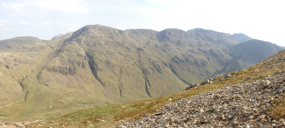 The corridor route up Scafell Pike