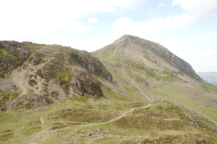 Seat and High Crag from the bottom of Hay Stacks