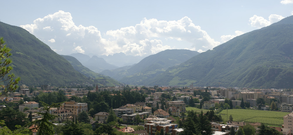View over Bolzano
