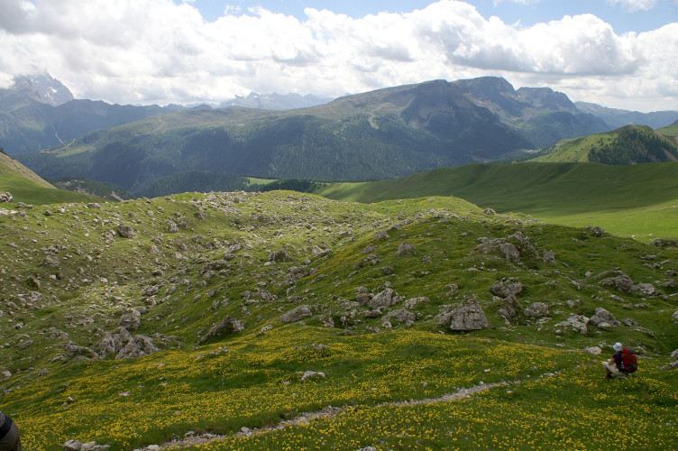 Ruth contemplates the next stretch of our path Southwards