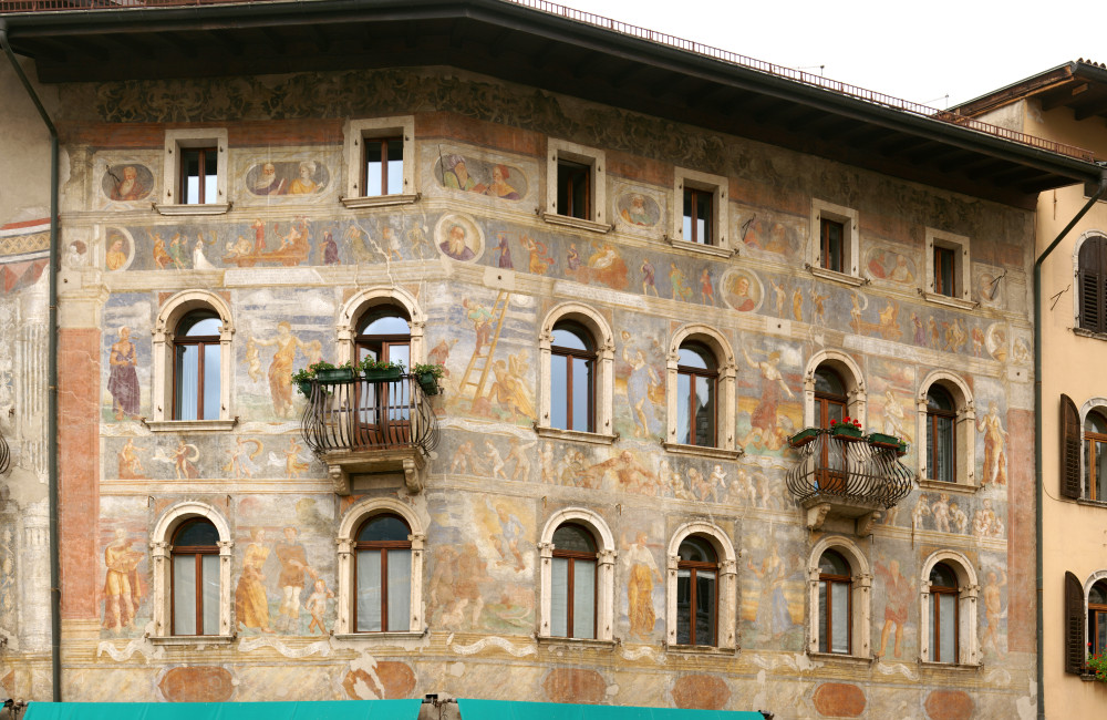 Mural on the cathedral square