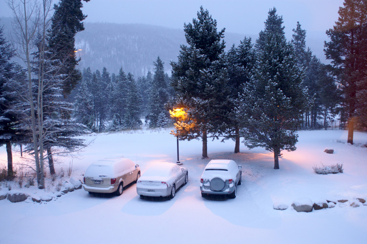 A white view out of my window A white view out of my window