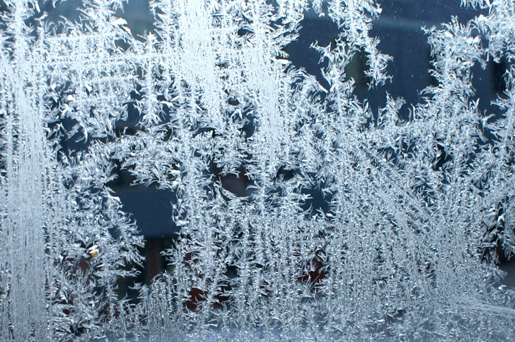 Frost on a window Frost on a window