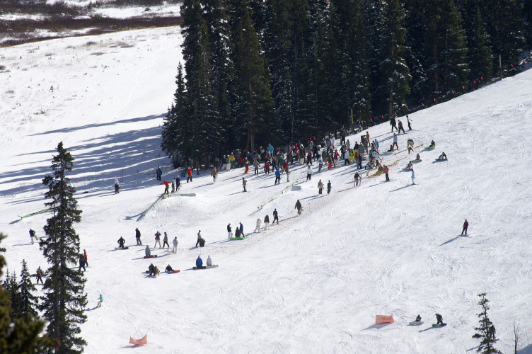 Skiing at Arapahoe Basin Skiing at Arapahoe Basin