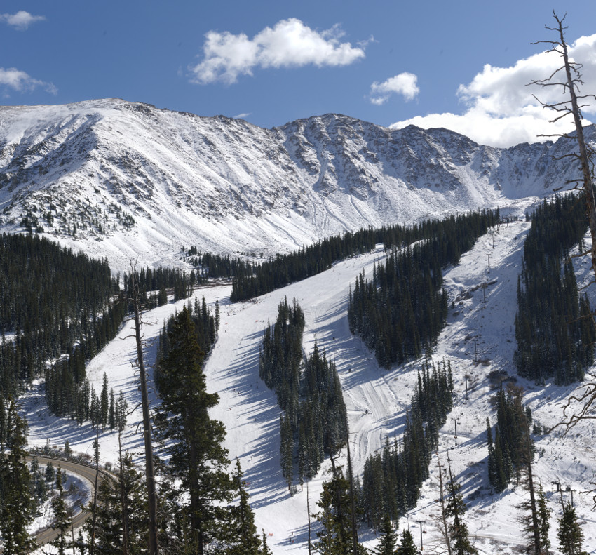 The ski slopes at Arapahoe Basin The ski slopes at Arapahoe Basin