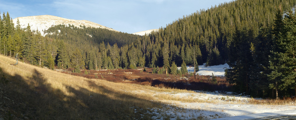 The head of Keystone Gulch