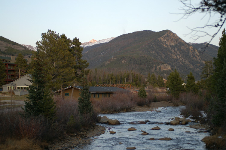 Porcupine Peak after sunset