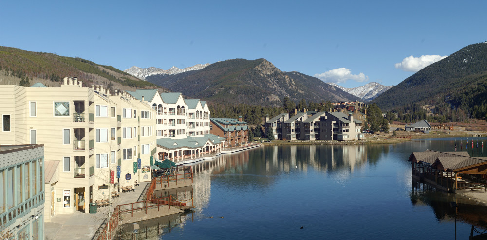 View East across the lake