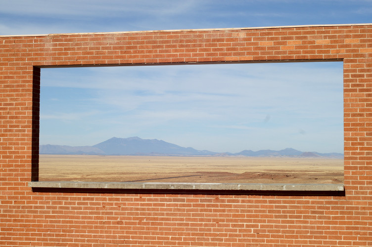 Window at the visitor centre